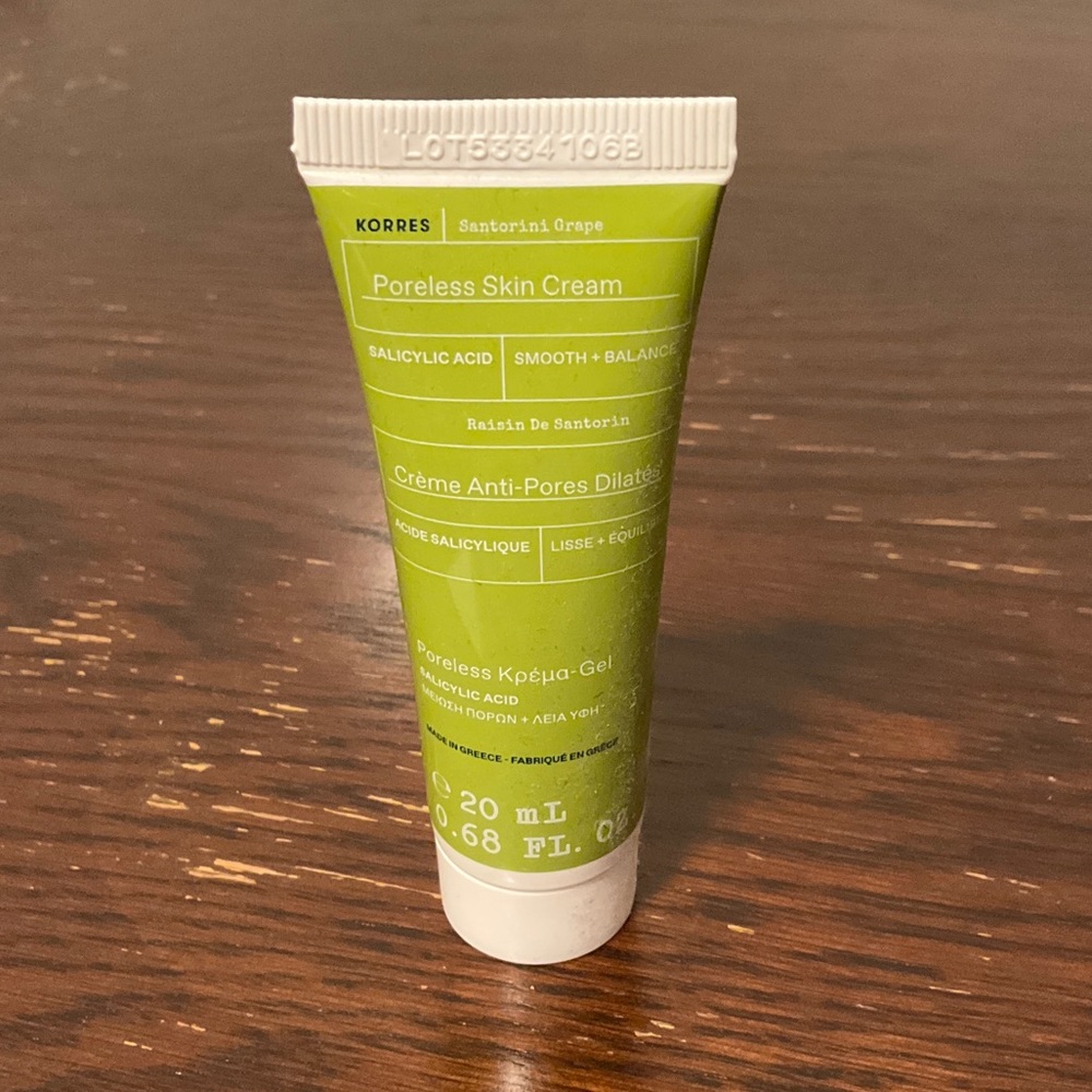 Korres Santorini Grape Poreless Skin Cream with Salicylic Acid
